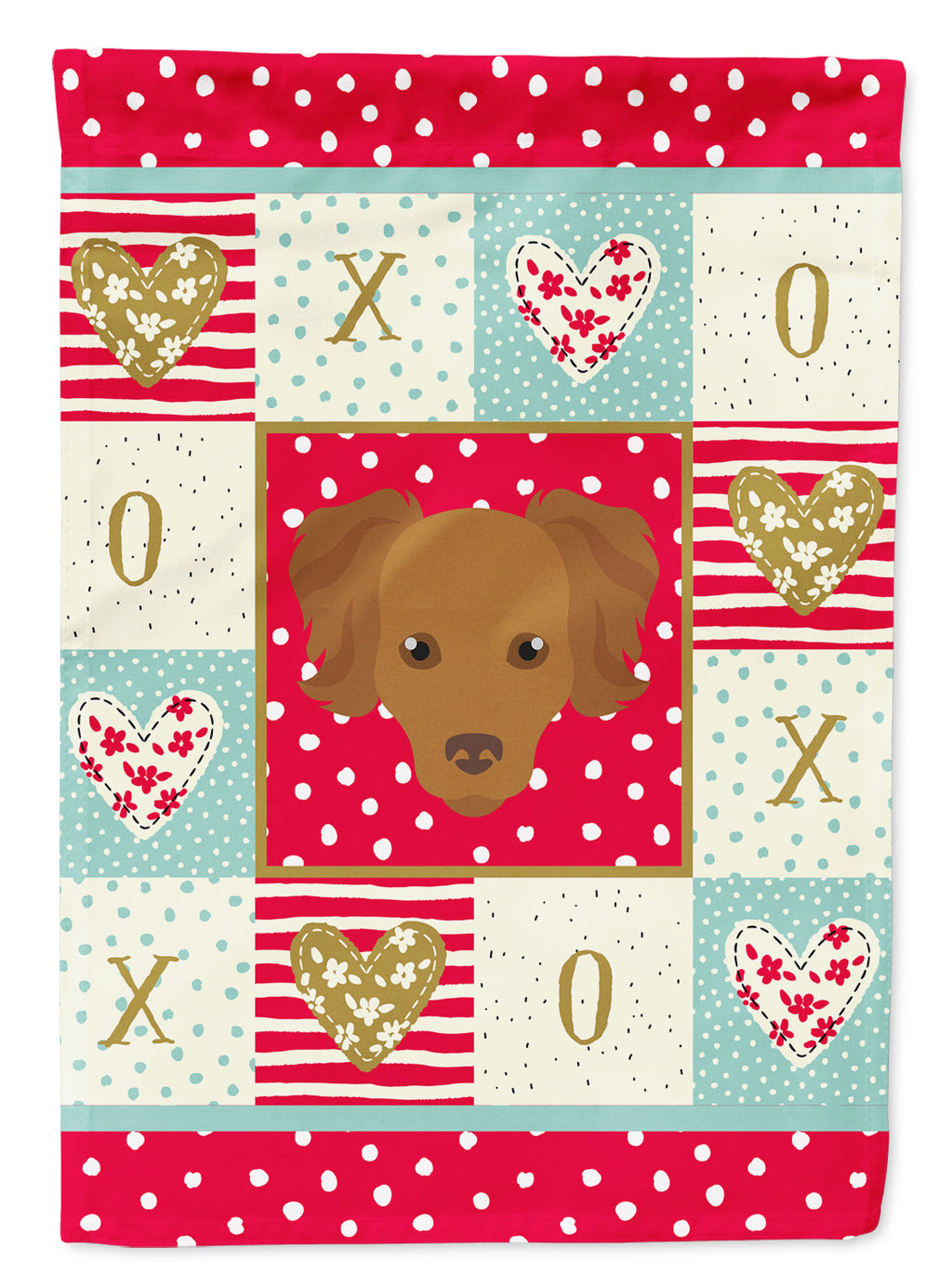Persian Chihuahua Love House Flag 28x40 Porch Sleeve Pole Decorative Outside Yard Banner Artwork Wall Hanging, Polyester