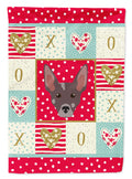Peruvian Hairless Dog Love Garden Flag Mailbox Decorative Yard Banner Outside Patio Artwork for Flower Beds, Garden Size, Multicolor