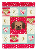 Tibetan Spaniel Love Garden Flag Mailbox Decorative Yard Banner Outside Patio Artwork for Flower Beds, Garden Size, Multicolor
