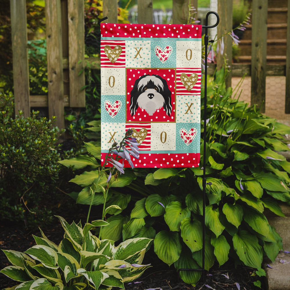Tibetan Terrier Love Garden Flag Mailbox Decorative Yard Banner Outside Patio Artwork for Flower Beds, Garden Size, Multicolor