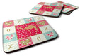 Arabian Camel Dromedary Love Foam Coasters Set of 4 Cup Coasters for Indoor Outdoor, Tabletop Protection, Anti Slip, Mouse pad Material