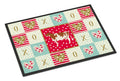 Ayrshire Cow Love Doormat Indoor Outdoor 18H X 27W Front Door Mat Rugs for Entryway, Non Slip Washable