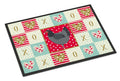 Jersey Giant Chicken Love Doormat Indoor Outdoor 18H X 27W Front Door Mat Rugs for Entryway, Non Slip Washable