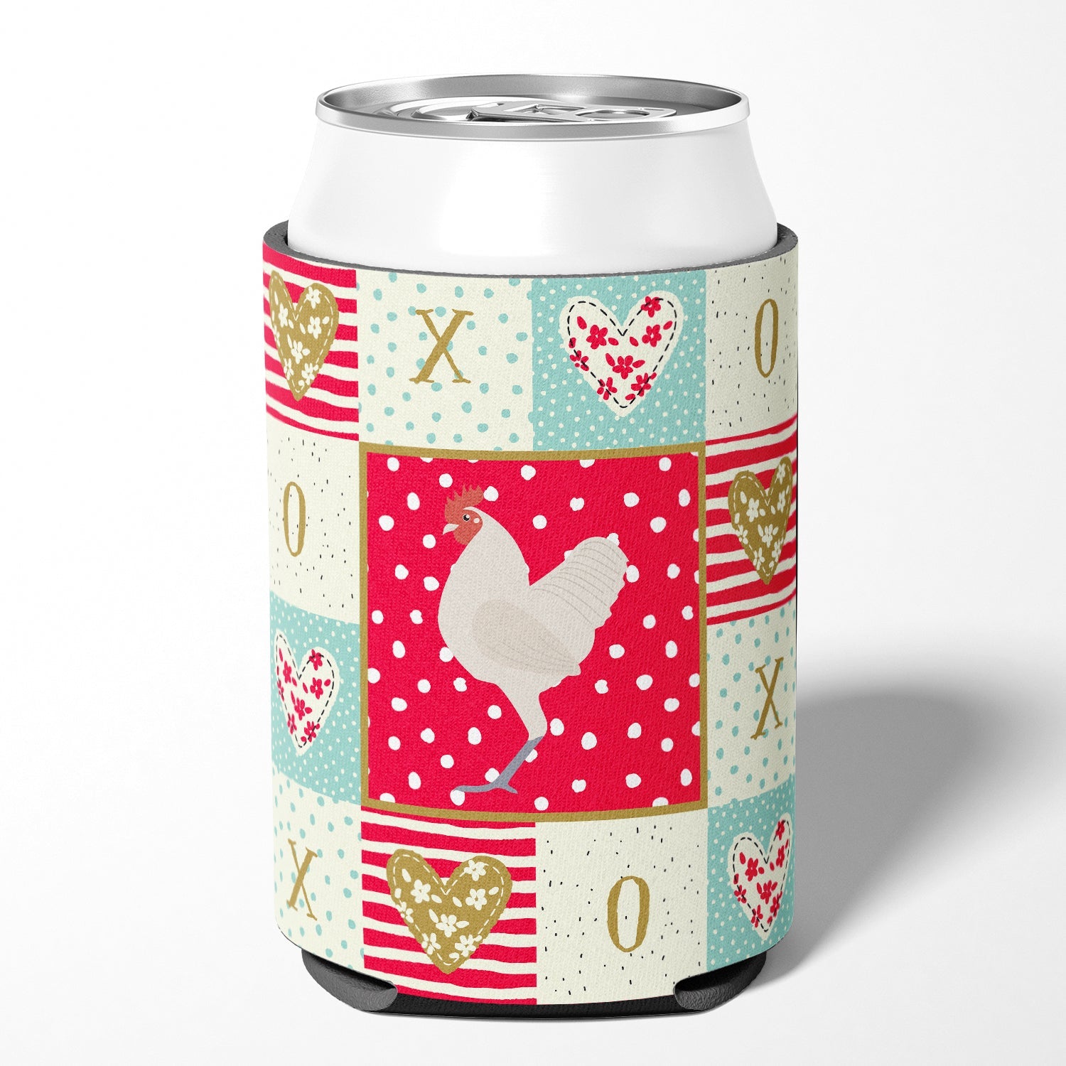 German Langshan Chicken Love Can or Bottle Hugger Cooler Sleeve for Standard 12 oz Cans, Insulated Foam Beer & Soda Can Hugger Reusable