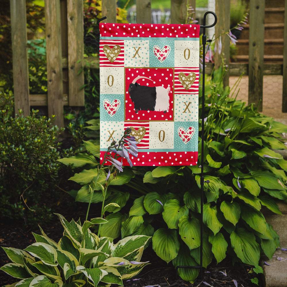 Welsh Black-Necked Goat Love Garden Flag Mailbox Decorative Yard Banner Outside Patio Artwork for Flower Beds, Garden Size, Multicolor
