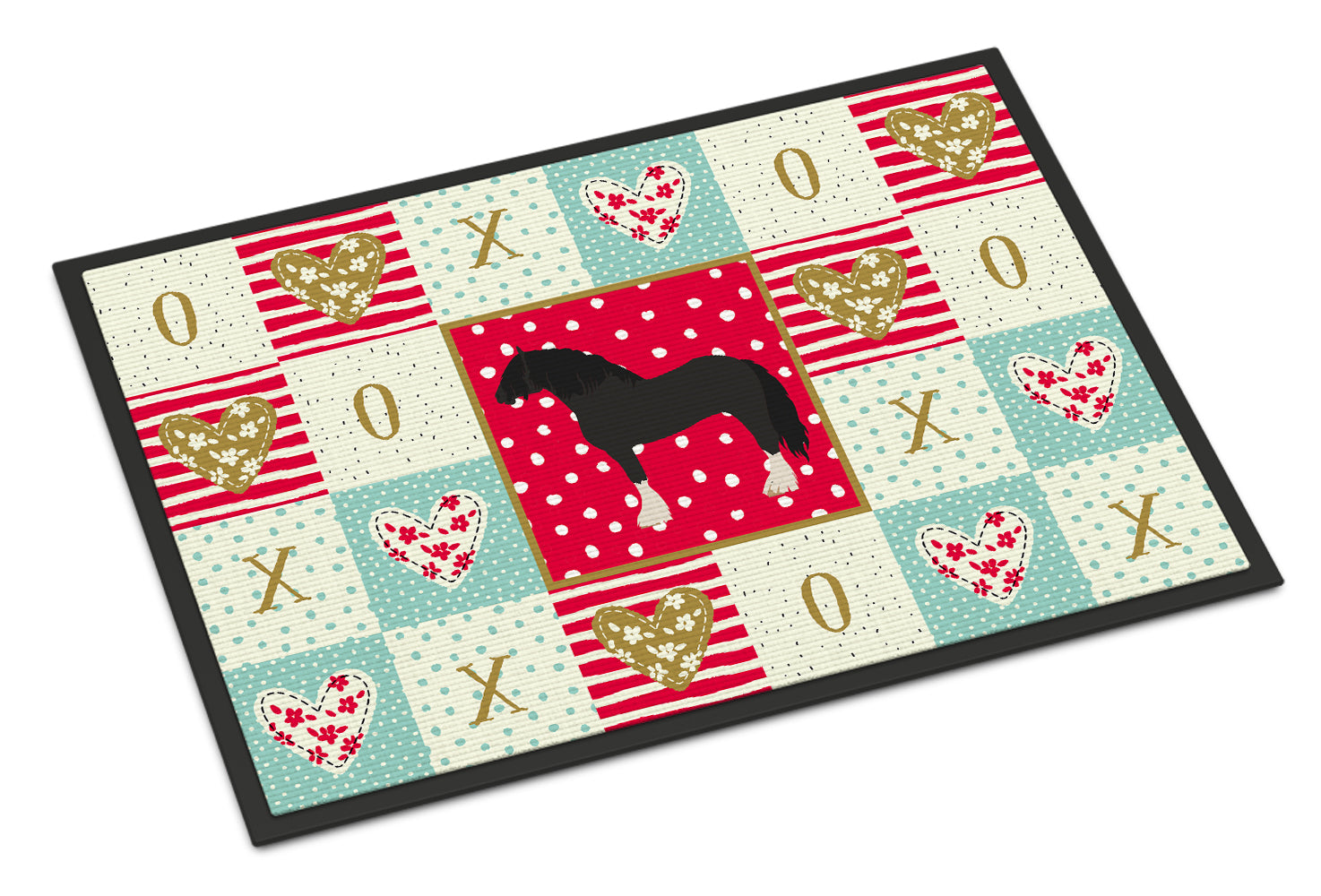 Pomeranian Rogener Goose Love Doormat Indoor Outdoor 18H X 27W Front Door Mat Rugs for Entryway, Non Slip Washable