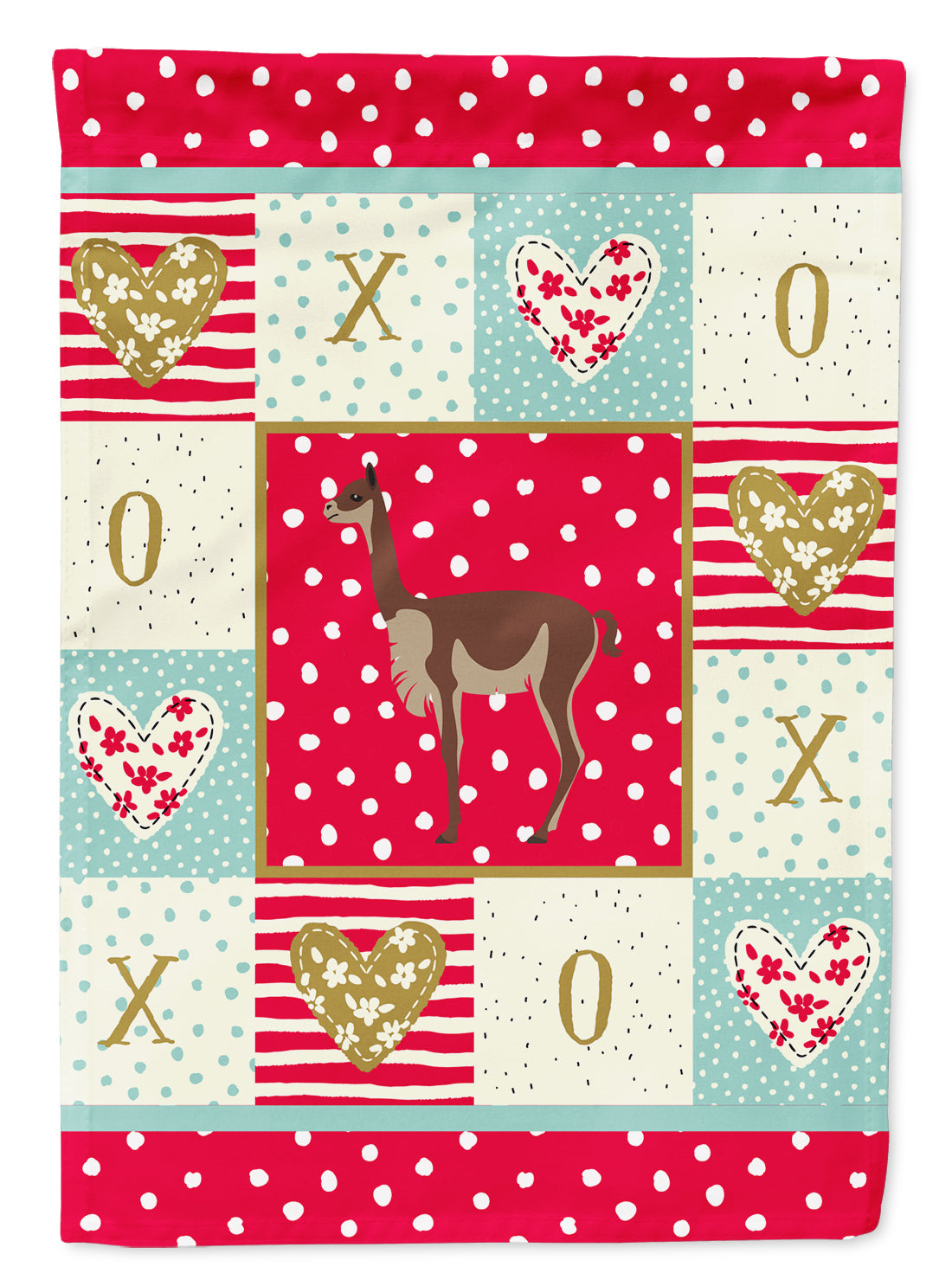 Vicugna or Vicuna Love Garden Flag Mailbox Decorative Yard Banner Outside Patio Artwork for Flower Beds, Garden Size, Multicolor