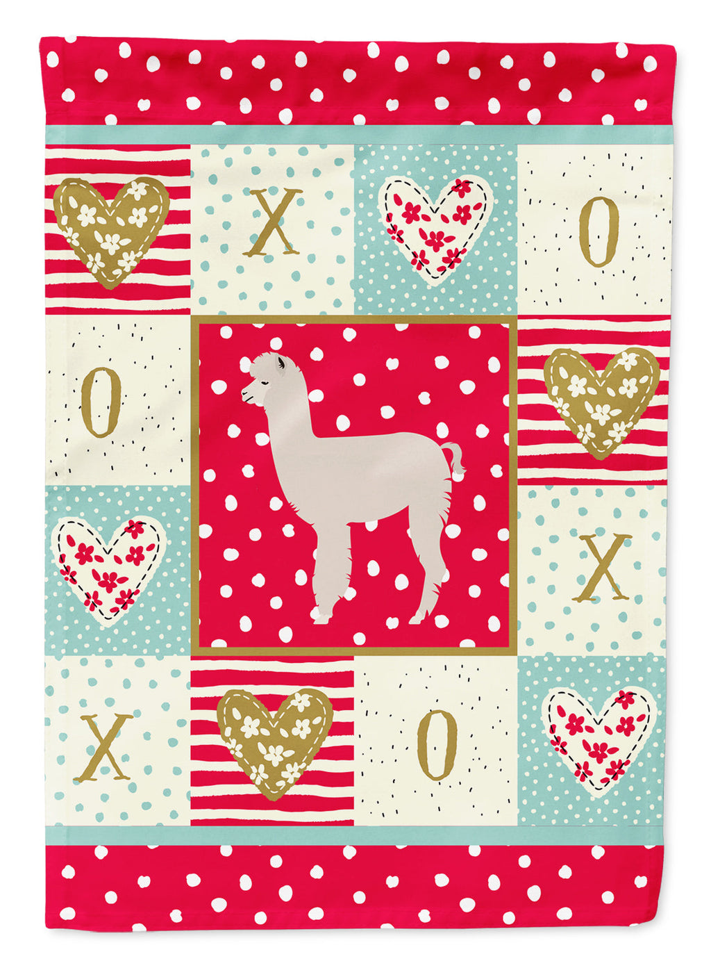 Alpaca Love Garden Flag Mailbox Decorative Yard Banner Outside Patio Artwork for Flower Beds, Garden Size, Multicolor