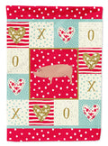 American Landrace Pig Love Garden Flag Mailbox Decorative Yard Banner Outside Patio Artwork for Flower Beds, Garden Size, Multicolor