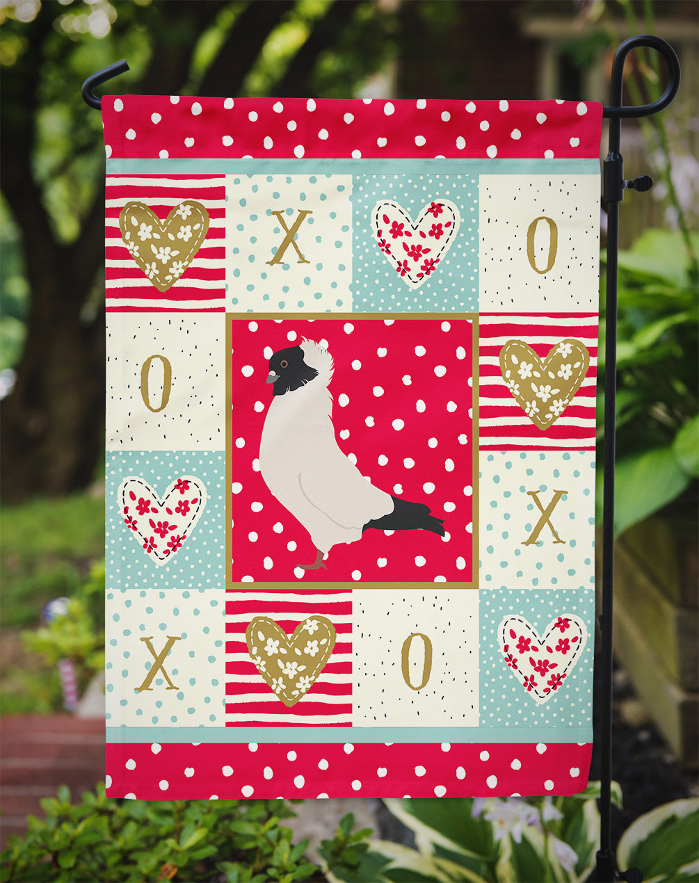 Nun Pigeon Love Garden Flag Mailbox Decorative Yard Banner Outside Patio Artwork for Flower Beds, Garden Size, Multicolor