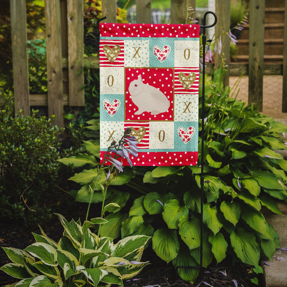 Hermelin Rabbit Love Garden Flag Mailbox Decorative Yard Banner Outside Patio Artwork for Flower Beds, Garden Size, Multicolor