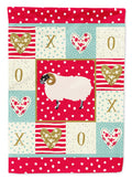 Scottish Blackface Sheep Love Garden Flag Mailbox Decorative Yard Banner Outside Patio Artwork for Flower Beds, Garden Size, Multicolor