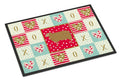 East Friesian Sheep Love Doormat Indoor Outdoor 18H X 27W Front Door Mat Rugs for Entryway, Non Slip Washable