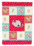 Mosaic Chinchilla Love Garden Flag Mailbox Decorative Yard Banner Outside Patio Artwork for Flower Beds, Garden Size, Multicolor