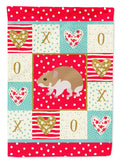 Turkish Hamster Love Garden Flag Mailbox Decorative Yard Banner Outside Patio Artwork for Flower Beds, Garden Size, Multicolor