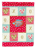 Dwarf Gourami Love Garden Flag Mailbox Decorative Yard Banner Outside Patio Artwork for Flower Beds, Garden Size, Multicolor