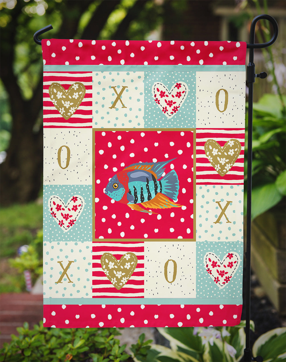 Severum Love Garden Flag Mailbox Decorative Yard Banner Outside Patio Artwork for Flower Beds, Garden Size, Multicolor