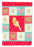 French Curly Canary Love Garden Flag Mailbox Decorative Yard Banner Outside Patio Artwork for Flower Beds, Garden Size, Multicolor