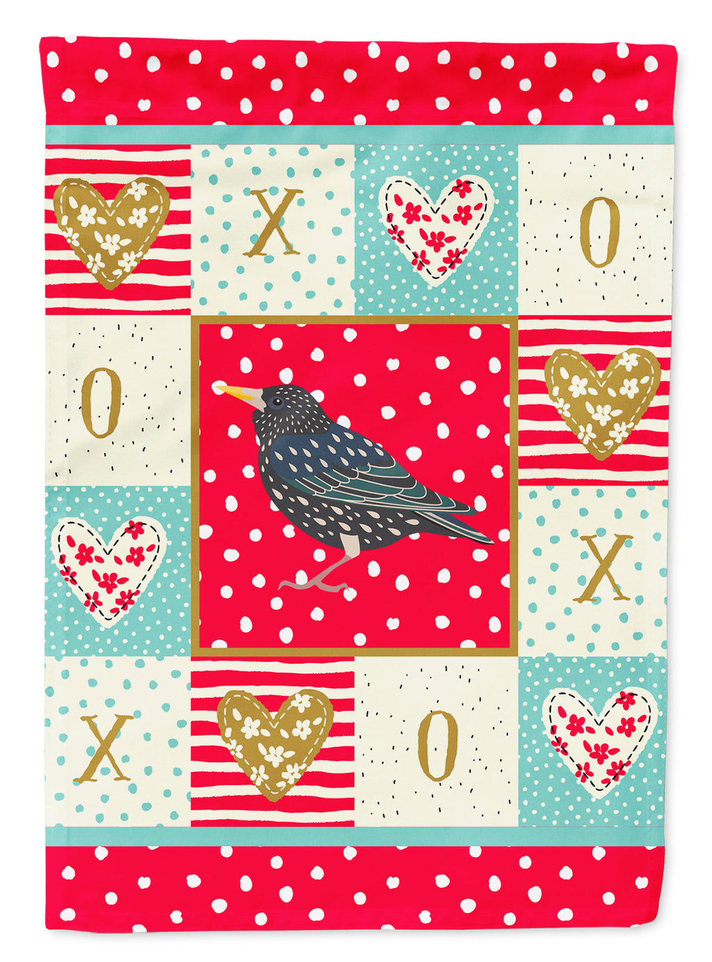 Starling Love Garden Flag Mailbox Decorative Yard Banner Outside Patio Artwork for Flower Beds, Garden Size, Multicolor