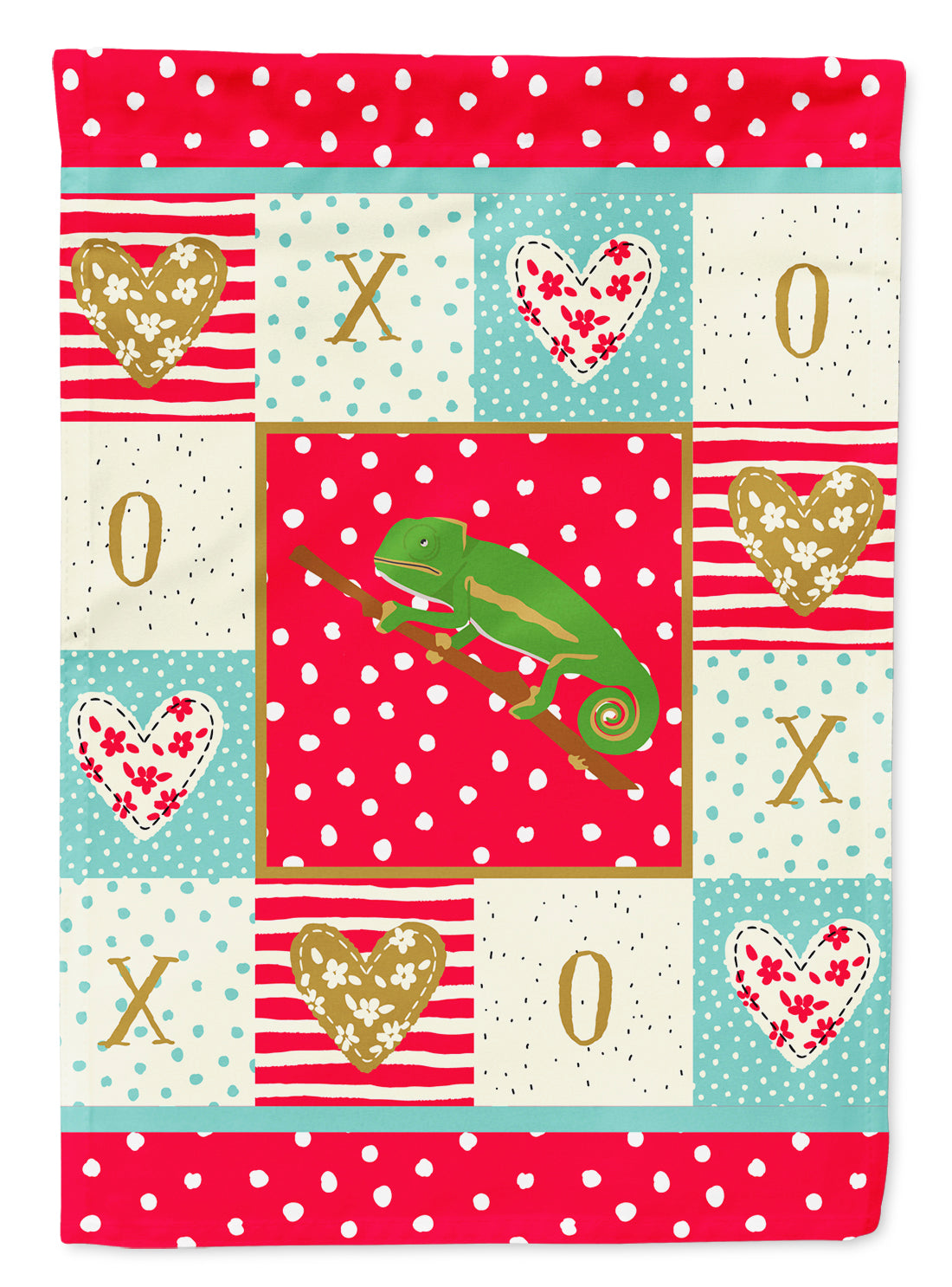Chameleon Garden Flag Mailbox Decorative Yard Banner Outside Patio Artwork for Flower Beds, Garden Size, Multicolor