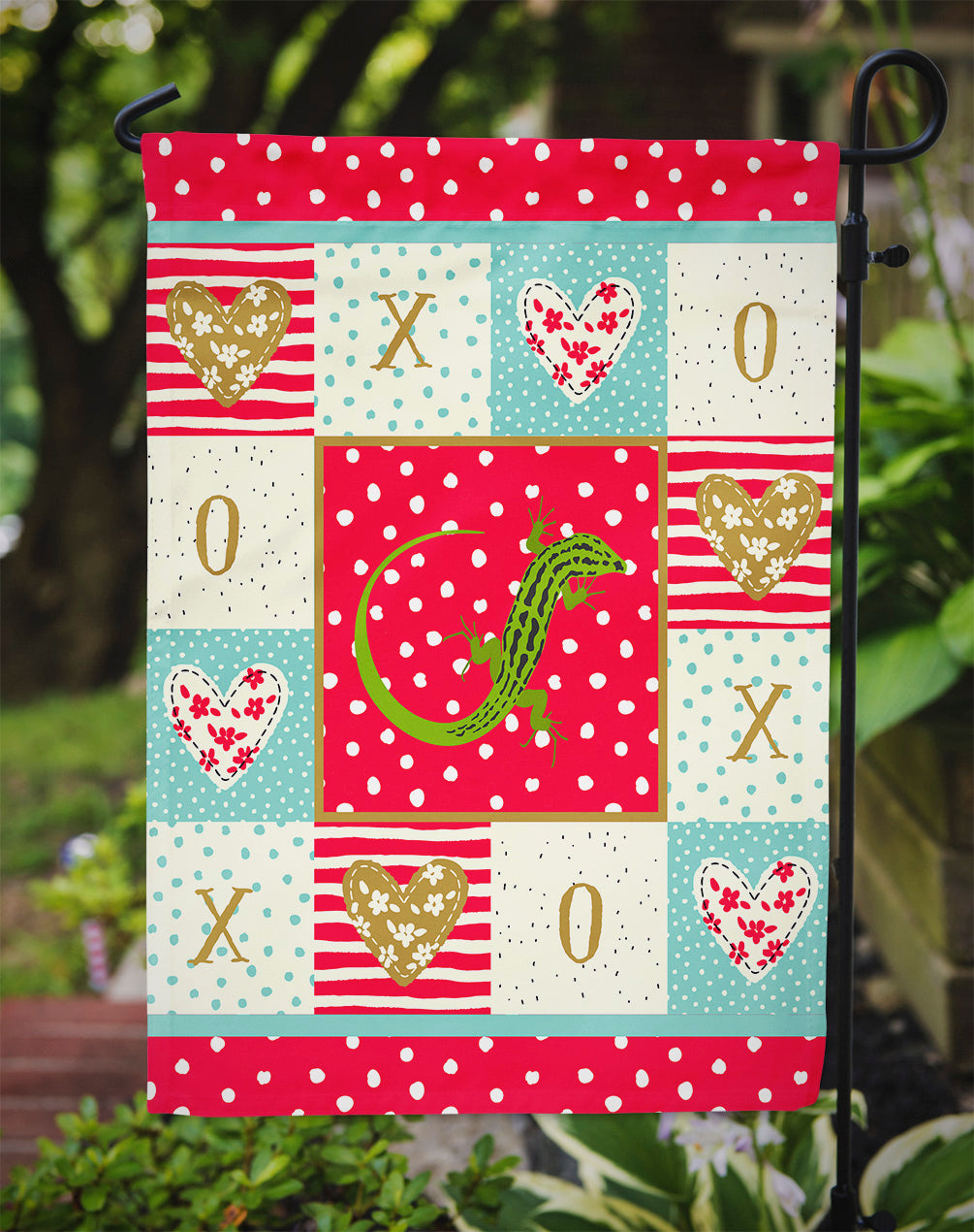 Lizard Garden Flag Mailbox Decorative Yard Banner Outside Patio Artwork for Flower Beds, Garden Size, Multicolor