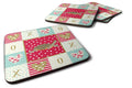 Pond Slider Turtle Foam Coasters Set of 4 Cup Coasters for Indoor Outdoor, Tabletop Protection, Anti Slip, Mouse pad Material