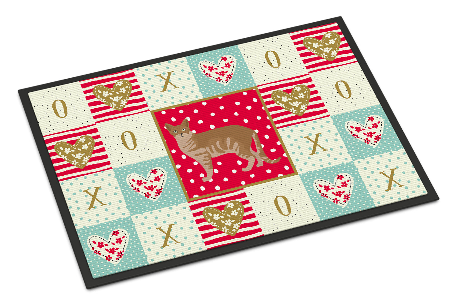 Australian Mist #1 Cat Love Doormat Indoor Outdoor 24H X 36W Front Door Mat Rugs for Entryway, Non Slip Washable Low Pile,