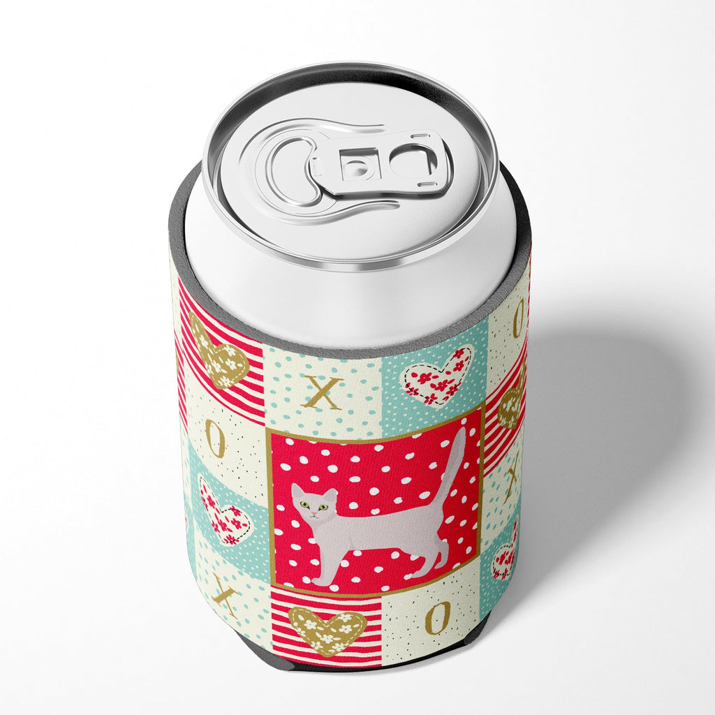 Burmilla Cat Love Can or Bottle Hugger Cooler Sleeve for Standard 12 oz Cans, Insulated Foam Beer & Soda Can Hugger Reusable