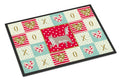 Chantilly Tiffany Cat Love Doormat Indoor Outdoor 24H X 36W Front Door Mat Rugs for Entryway, Non Slip Washable Low Pile,