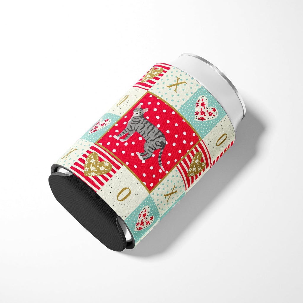 Dragon Li #1 Cat Love Can or Bottle Hugger Cooler Sleeve for Standard 12 oz Cans, Insulated Foam Beer & Soda Can Hugger Reusable