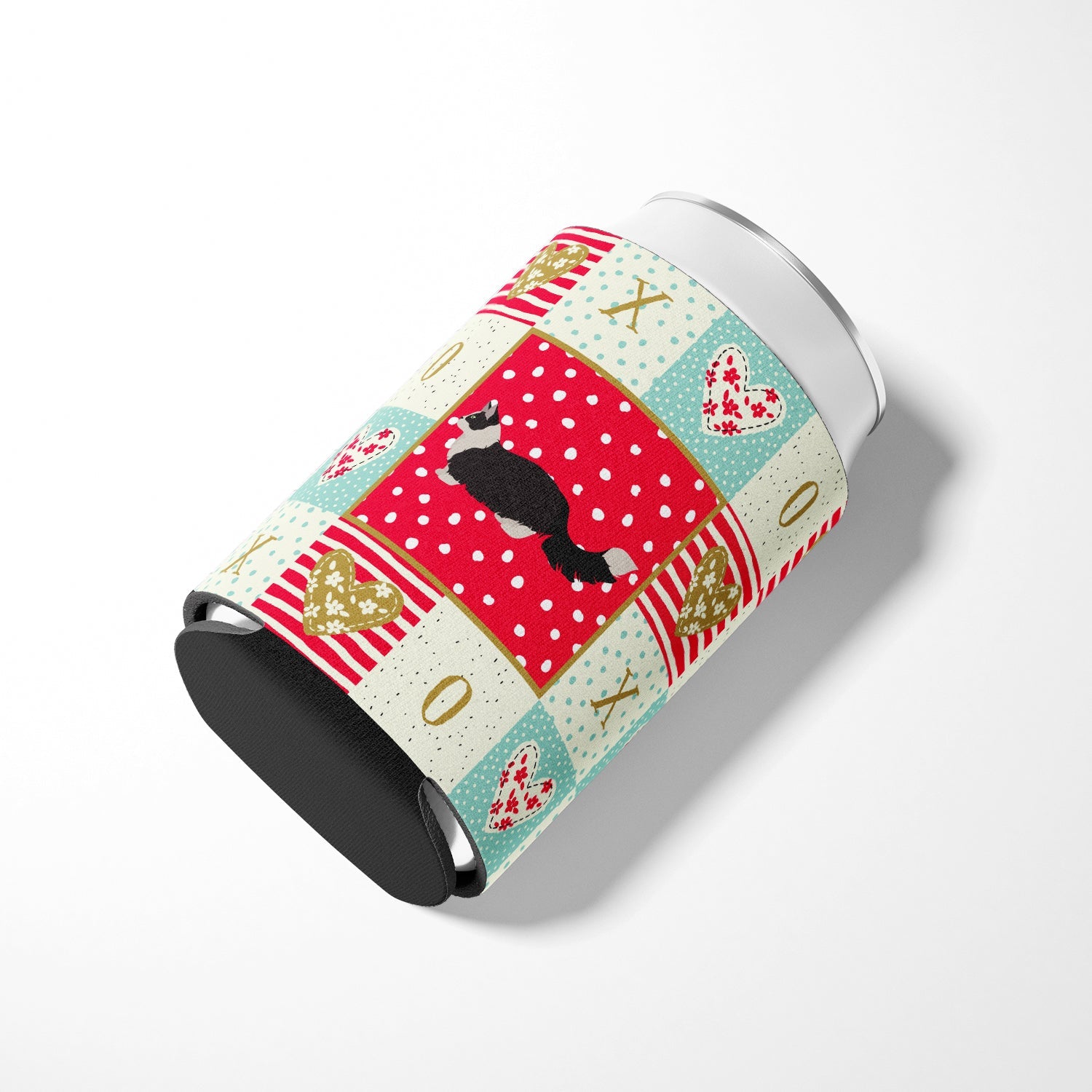 Napoleon #2 Cat Love Can or Bottle Hugger Cooler Sleeve for Standard 12 oz Cans, Insulated Foam Beer & Soda Can Hugger Reusable