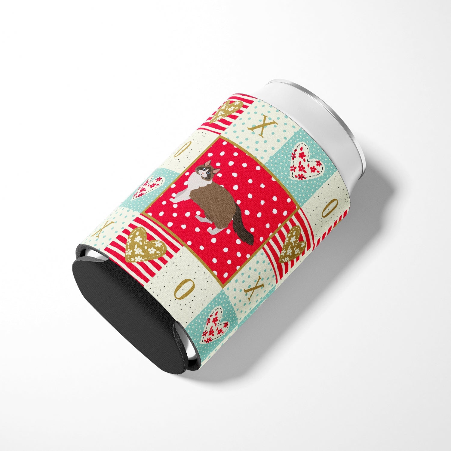 Ragdoll #1 Cat Love Can or Bottle Hugger Cooler Sleeve for Standard 12 oz Cans, Insulated Foam Beer & Soda Can Hugger Reusable