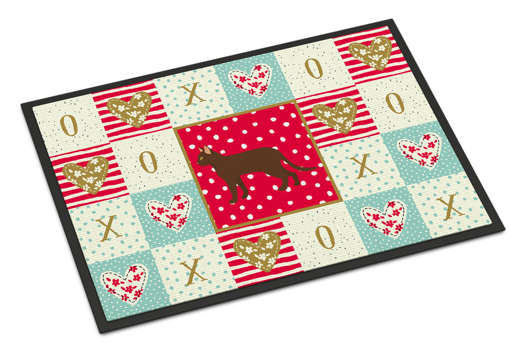 Suphalak Cat Love Doormat Indoor Outdoor 18H X 27W Front Door Mat Rugs for Entryway, Non Slip Washable