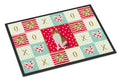 Aegean Cat Love Doormat Indoor Outdoor 24H X 36W Front Door Mat Rugs for Entryway, Non Slip Washable Low Pile,