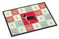 Boston Terrier Love Doormat Indoor Outdoor 24H X 36W Front Door Mat Rugs for Entryway, Non Slip Washable Low Pile,