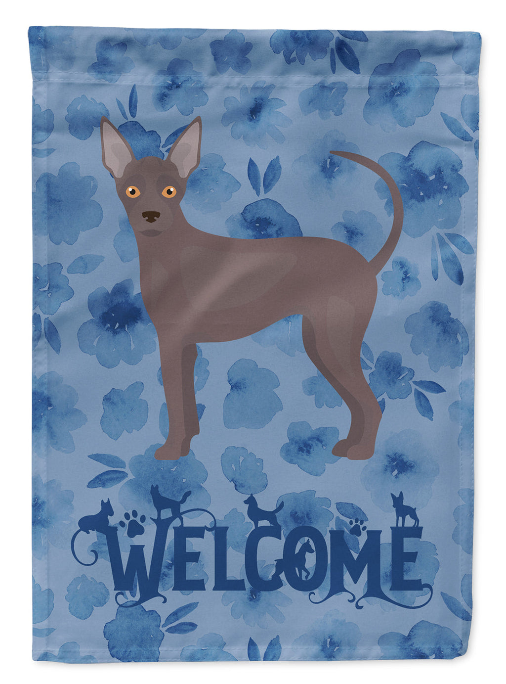 Abyssinian Sand Terrier Welcome Garden Flag Mailbox Decorative Yard Banner Outside Patio Artwork for Flower Beds, Garden Size, Multicolor