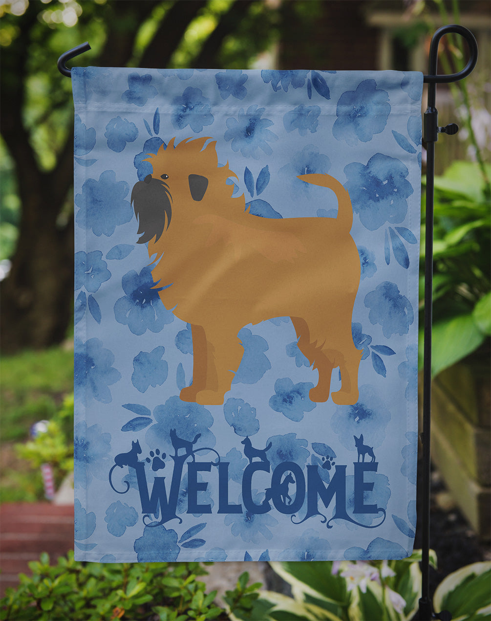 Affenpinscher #1 Welcome Garden Flag Mailbox Decorative Yard Banner Outside Patio Artwork for Flower Beds, Garden Size, Multicolor