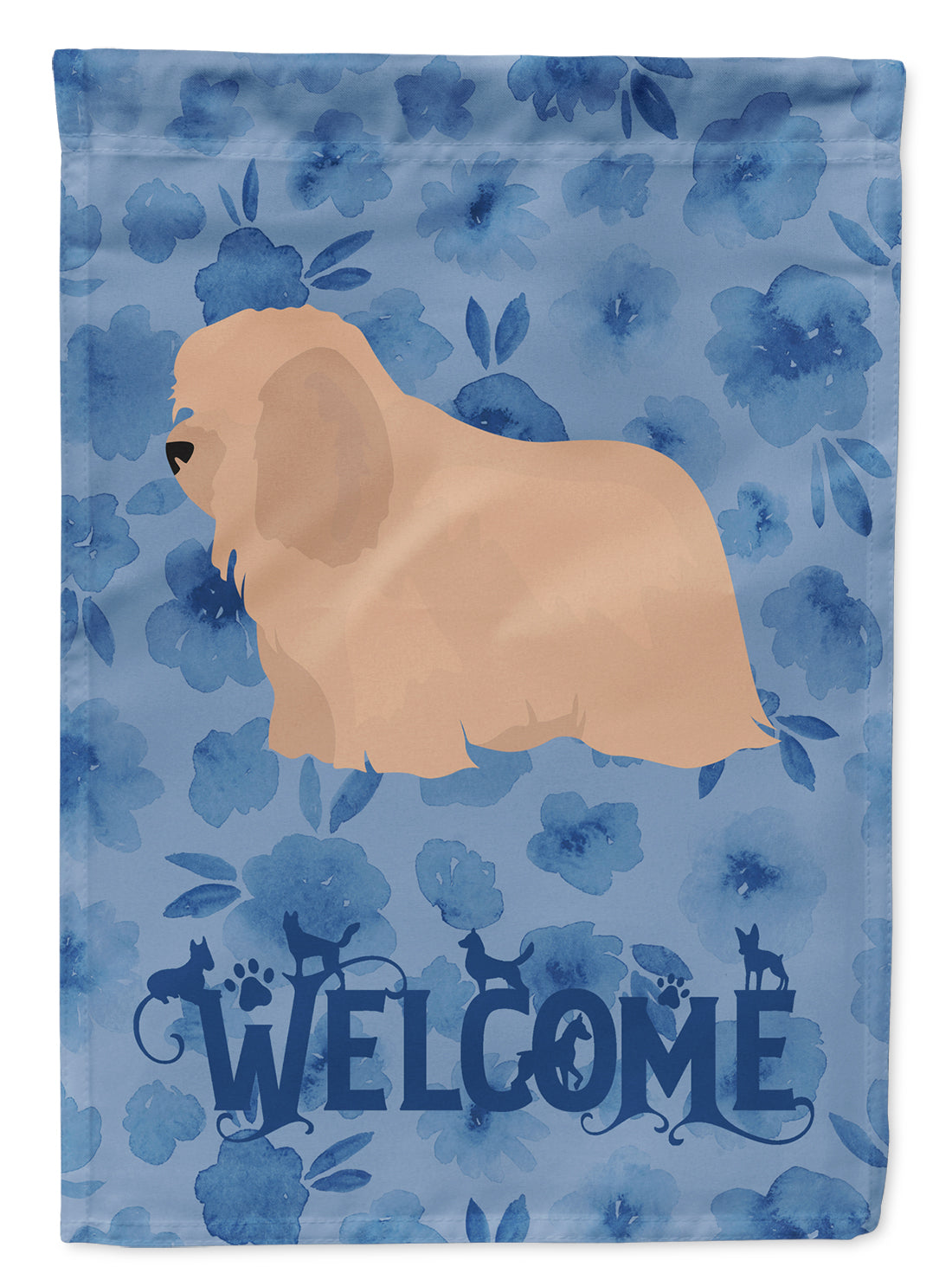 Coton de Tulear #1 Welcome Garden Flag Mailbox Decorative Yard Banner Outside Patio Artwork for Flower Beds, Garden Size, Multicolor