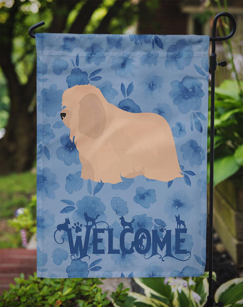 Coton de Tulear #1 Welcome Garden Flag Mailbox Decorative Yard Banner Outside Patio Artwork for Flower Beds, Garden Size, Multicolor