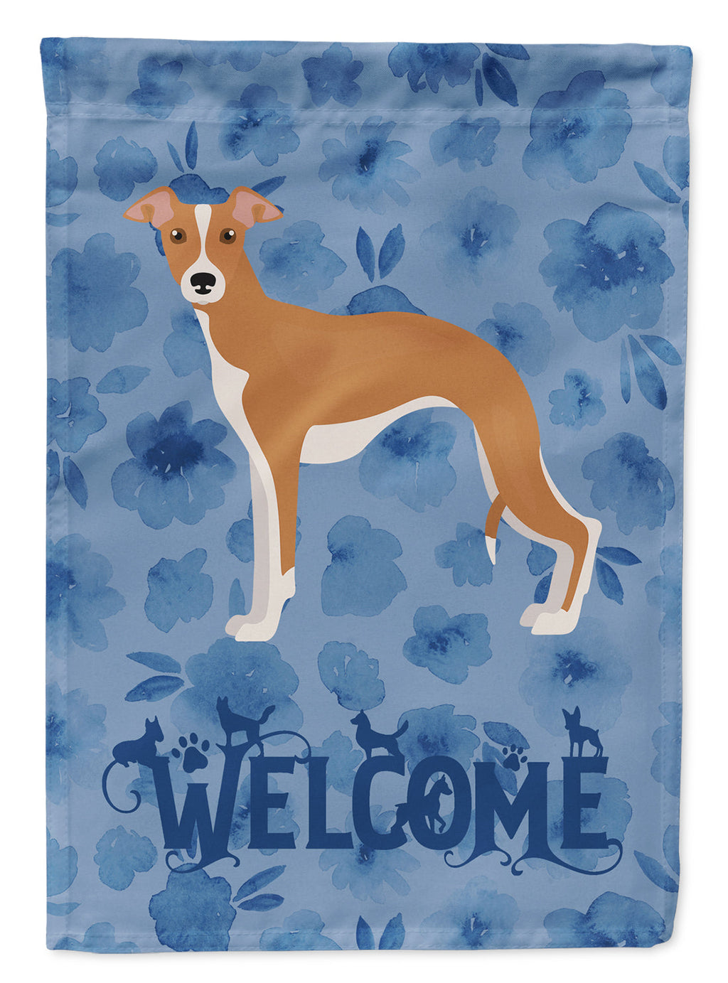 Italian Greyhound #2 Welcome Garden Flag Mailbox Decorative Yard Banner Outside Patio Artwork for Flower Beds, Garden Size, Multicolor