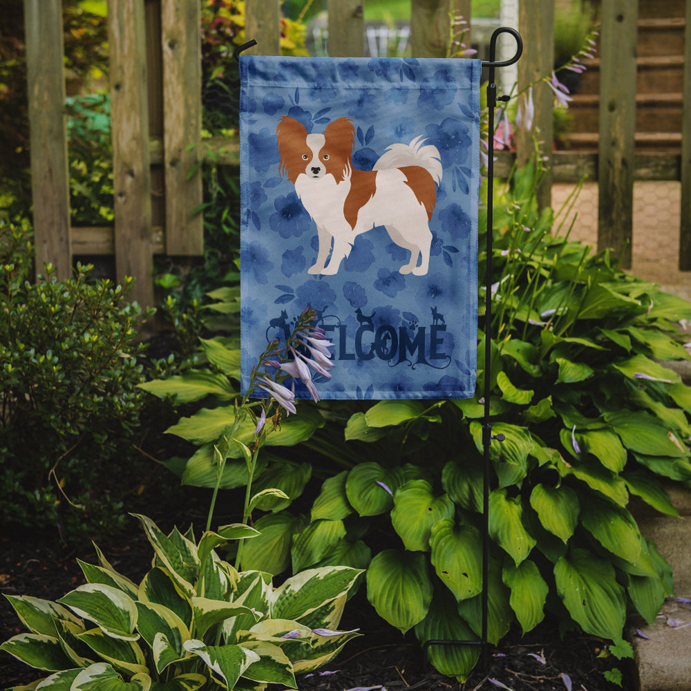Papillon #1 Welcome Garden Flag Mailbox Decorative Yard Banner Outside Patio Artwork for Flower Beds, Garden Size, Multicolor