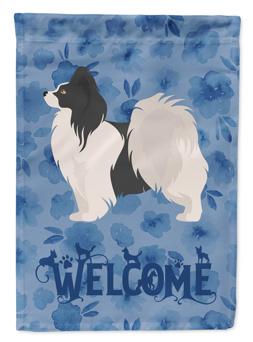 Papillon #2 Welcome Garden Flag Mailbox Decorative Yard Banner Outside Patio Artwork for Flower Beds, Garden Size, Multicolor