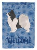Papillon #2 Welcome Garden Flag Mailbox Decorative Yard Banner Outside Patio Artwork for Flower Beds, Garden Size, Multicolor