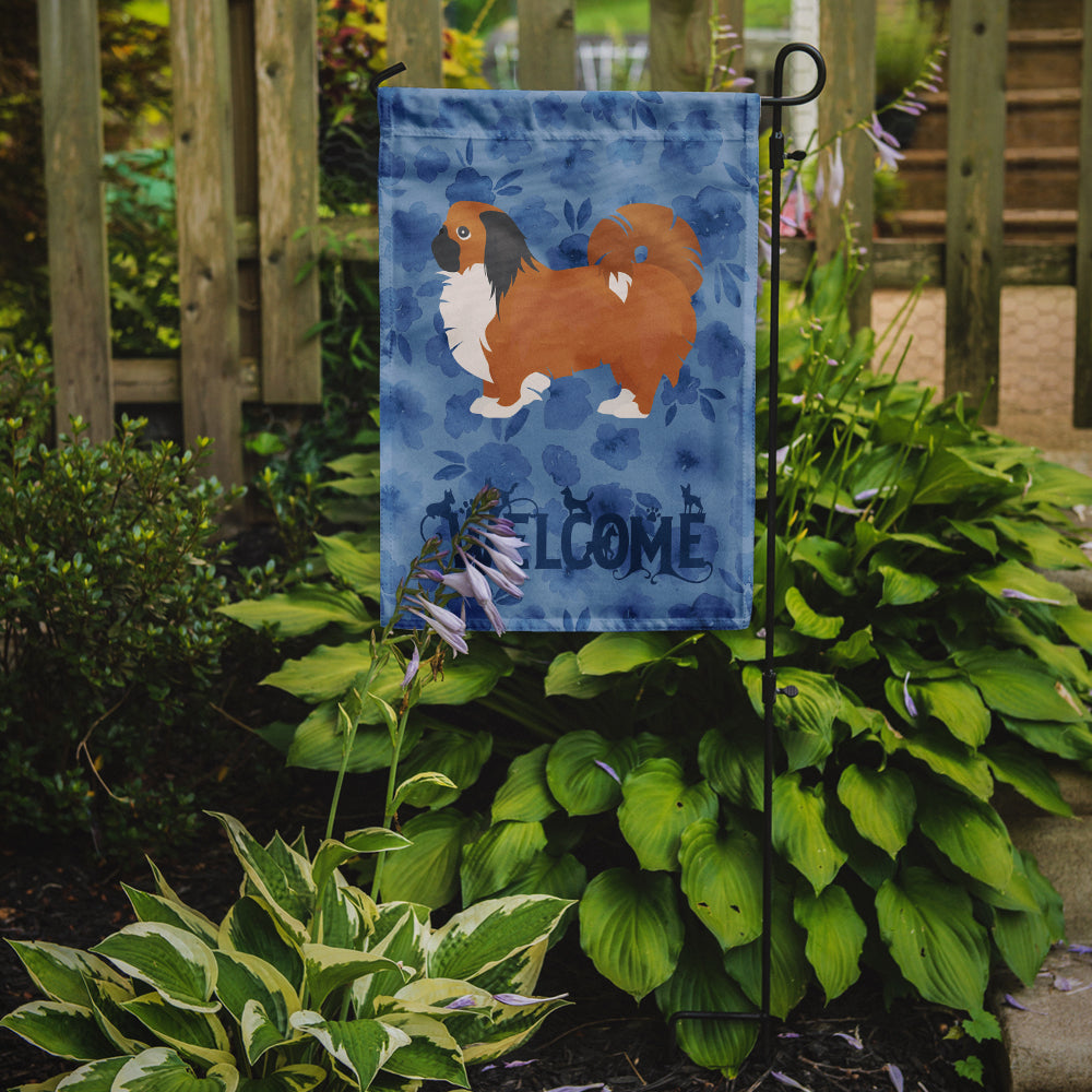 Pekingese Welcome Garden Flag Mailbox Decorative Yard Banner Outside Patio Artwork for Flower Beds, Garden Size, Multicolor