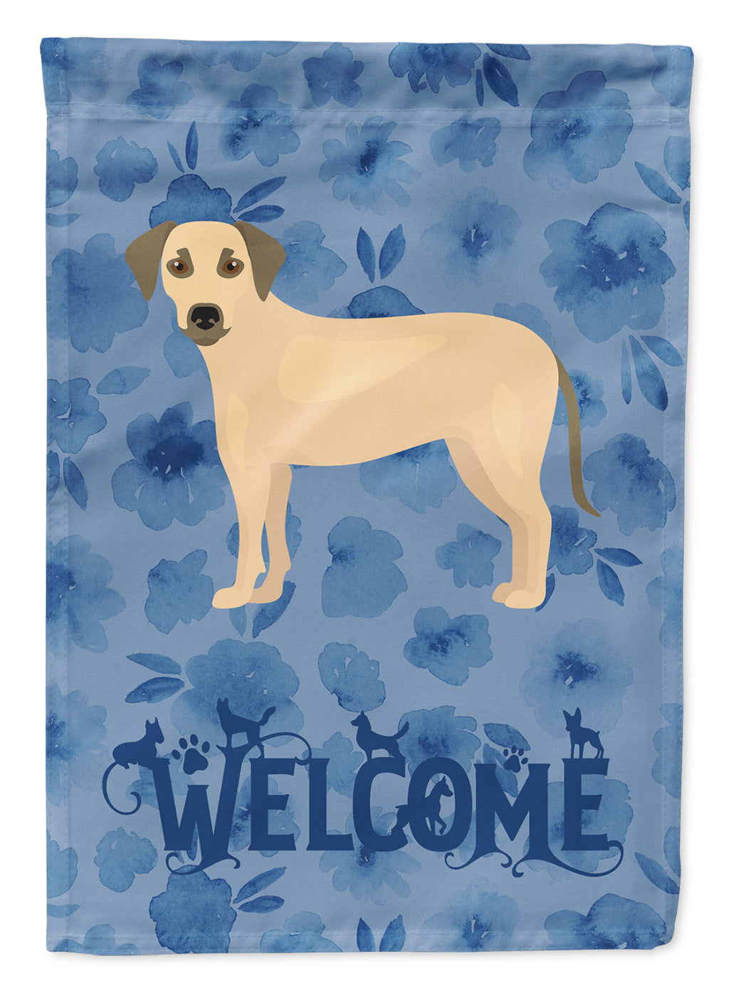 Sato Dog Welcome Garden Flag Mailbox Decorative Yard Banner Outside Patio Artwork for Flower Beds, Garden Size, Multicolor