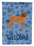 Bloodhound Welcome Garden Flag Mailbox Decorative Yard Banner Outside Patio Artwork for Flower Beds, Garden Size, Multicolor