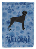 Great Dane Welcome Garden Flag Mailbox Decorative Yard Banner Outside Patio Artwork for Flower Beds, Garden Size, Multicolor