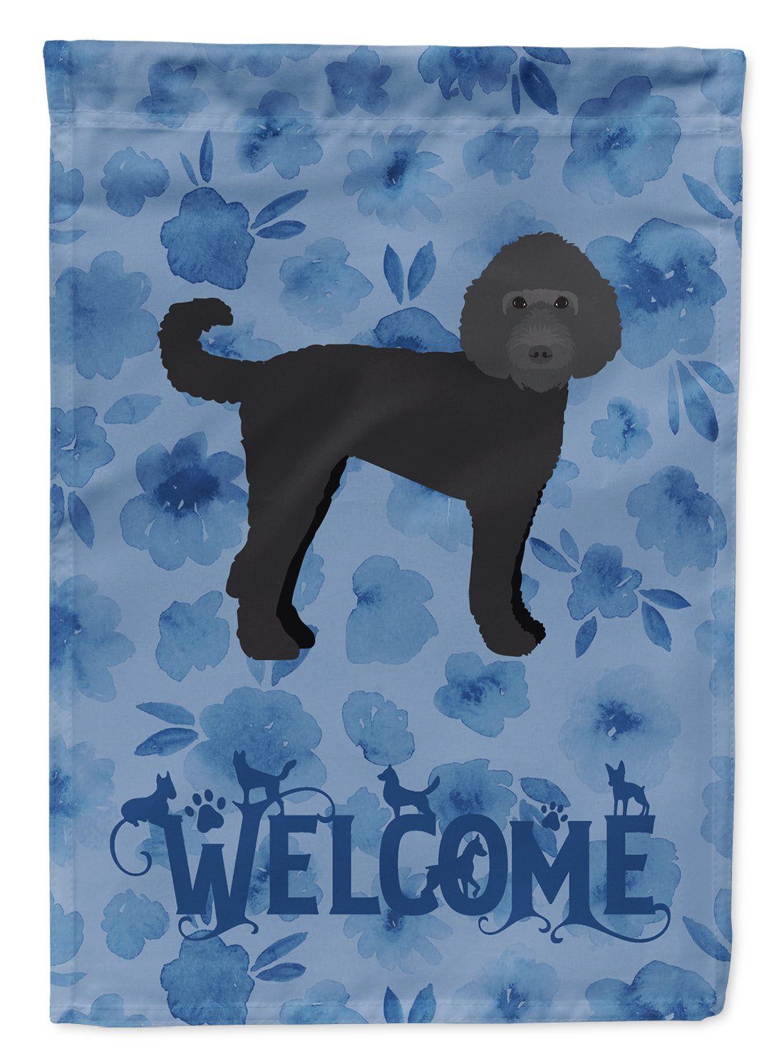 Labradoodle Welcome Garden Flag Mailbox Decorative Yard Banner Outside Patio Artwork for Flower Beds, Garden Size, Multicolor