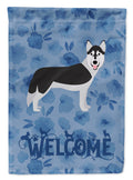 Siberian Husky Welcome Garden Flag Mailbox Decorative Yard Banner Outside Patio Artwork for Flower Beds, Garden Size, Multicolor
