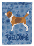 Beagle Welcome Garden Flag Mailbox Decorative Yard Banner Outside Patio Artwork for Flower Beds, Garden Size, Multicolor